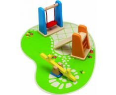 Hape Beleduc E3461 Prima infanzia ARREDAMENTO CASA BAMBOLE PARCO GIOCHI playground legno