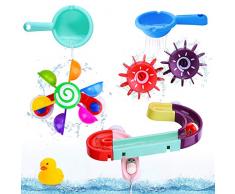 BBLIKE Giocattoli del bagno del bambino del Set, Giochi vasca da bagno bambini con i giocattoli della vasca da giochi bagno 1 anno della ferrovia , per bambini da 18 mesi +