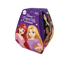 Disney Princess - Uovissimo, 1 Bambola Princess a Sorpresa e Accessori da Favola, 1 Spazzola Glitterata, 1 Album da colorare e 1 Set di Clip per Capelli, Giocattolo per Bambini, 3+ Anni, HPX48