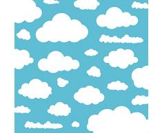 WandSticker4U®- adesivi murali bambini 23x NUVOLE IN BIANCO I murales adesivi parete nuvola cielo sogno natura libertà bebè I decorazioni parete cameretta bambino ragazzi/e neonati neonato