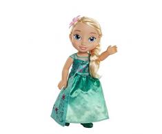 Giochi Preziosi - Frozen Fever, Bambola Elsa con Braccia e Gambe Snodate, Altezza 35 cm, Multicolore