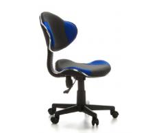 hjh OFFICE 633000 Sedia da ufficio per bambini KIDDY GTI-2 grigio blu, ideale per linizio dellanno scolastico, sedia ergonomica, regolabile in altezza, base stabile, schienale ergonomico, sedia gioventù
