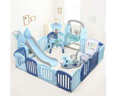 YF-Watch Boxes Box per Bambini Playard per Neonati Bambini Sicurezza per Bambini Giochi per Bambini Recinto per Bambini al Coperto con Scheda attività