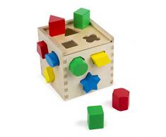Melissa & Doug Cubo Incastri con Forme Geometriche I Cubi legno bambini I Giochi bambini 2 anni I Giochi Montessori 2 anni I Regalo bambino 2 anni I Giocattoli bambina 3 anni I Giochi bambini 4 anni