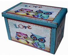 Biscottini Pouf contenitore 60x36x36cm | Baule portagiochi bambini | Panca contenitore | Portagiochi bambini contenitori | Mobili cameretta