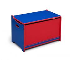 Delta Children Portagiocatolli Ragazzo, Legno, Rosso, 62.23x39.37x33.66 cm