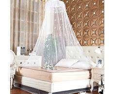 MORESAVE Lettino Culla baldacchino principessa rotonda cupola Zanzariera