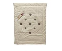 MARYPLAID - Trapuntino carrozzina in pile “TEDDY CROCHET” cm. 66x86 col. A136 Avorio