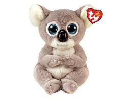 Ty - Peluche - Beanie Bellies - Koala - Melly - Grigio e bianco - Pupazzo koala con occhioni azzurri glitter - I peluche morbidi e coccolosi - 20 Cm - 40726, 2009303