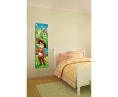 Appendiabiti il gatto con gli stivali G225 40 x 125 cm westhome bambini dotata di gatto