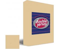 Double Jersey Flanel Laken Beige - Letto gemelli, 240 x 300 cm