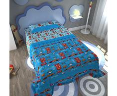 Disney Pixar a_Una_ Piazza, Azzurro, Letto Singolo