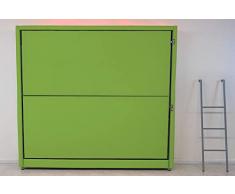 Ponti Divani - Letto a Castello Richiudibile Modello Dream - Senza Materassi - Rivestimento in Ecopelle - Garanzia Made in Italy