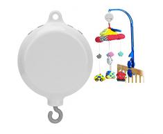 Campana da Letto Carillon Letto Bell per Bambino, Lettino per Bambini Giocattolo a Campana Appeso Giocattoli Meccanici Music Box Melodia dolce Rilassante Regalo per Bambino Ragazze Ragazzi