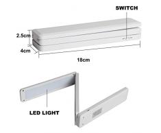 Sidiou Group Ricaricabile lampade a risparmio energetico USB Lampada da tavolo a LED di protezione degli occhi di notte della lampada di lettura della luce pieghevole della lampada portatile