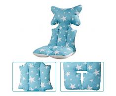 luminiu Cuscino Universal Passeggino, Cuscino Seggiolone Soft Cotton Soft Ispessito Cuscino Bambino Riduttore per Carrozzina Seat all Season