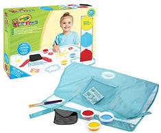 CRAYOLA- Mini Kids, Tappetone Pittura e Ripittura, Maxi Superficie Riutilizzabile per Dipingere con Le Tempere Lavabili, età 36 Mesi +, 81-1486, Multicolore
