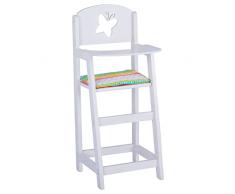 Goki- Set di seggiolone per Bambola, Colore Misto, 51657