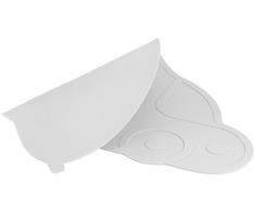 Kindsgut tovaglietta, set da tavolo per bambini, lavabile, antiscivolo, sottopiatto in silicone per neonati e bambini a forma di macchina, grigio chiaro