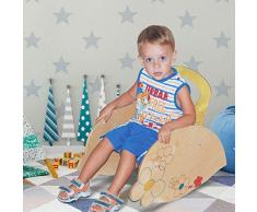 Dida - Sedia Dondolo Fiori per Bambini