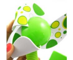 Kimberleystore Baby clip-on mini passeggino cute Fasion ventola (verde)