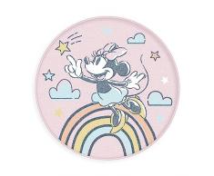 Herding Tappeto, Disney Minnie, Ø 90 cm, Lato Superiore in 100% Poliammide