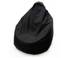 KAWIN Shopping on line Pouf Poltrona Pera Puff Sacco puf - Nero