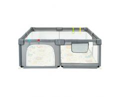 Gupamiga Box per Bambini con Tappeto, Recinto per Bambini Centro Attività, Facile da Montare e da Pulire 150x180x68cm