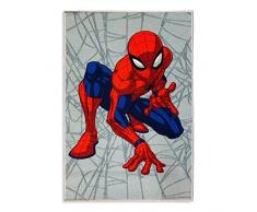 Nada Home Tappeto Antiscivolo cameretta Bambini Marvel Spiderman 80x120 cm 4953