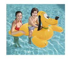 takestop® CANOTTO Pluto Cane Disney Mickey 1.17x1.07 Mt Gonfiabile SALVAGENTE Salva Gente Materasso Lettino CANOTTO MATERASSINO Ciambella per Mare Piscina Sole Estate
