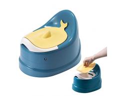 Nocapam Vasino per Bambini, Bimbi Vasetto Water WC Portatile, Toilette da Addestramento Portatile per Viaggi, Potty Toilet Potties Training Chair, Vasino Antiscivolo per Bambini Piccoli