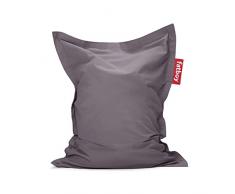 Fatboy poltrona sacco per bambini Grigio di cotone. Ultra comoda 130 x 100 cm Rivestimento lavabile in lavatrice