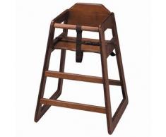 Sedia alta in legno per bambini, neonati o, seggiolone per bambini, ideale per uso commerciale domestico o da usare