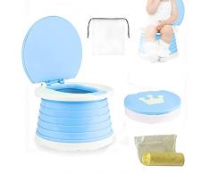 Vasino Pieghevole da Viaggio,Toilette Pieghevole per Bambini, Toilette Portatile per Bambini per Bambini,Vasino Pieghevole Portatile da Viaggio,Viaggio su StradaCampin o Uso Familiare