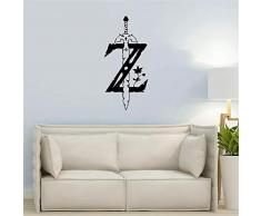 YINSHENG Zelda Game Wall Sticker Car Laptop Gamer The Legend of Zelda Adesivo murale Boy Room Vinyl Home Decor 43cm X 52cm