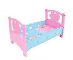Fdit Letto per Bambole Giocattolo per Bambole Simulazione Letto per Bambole Mini Letto per Bambole Principessa Baby Play House Toys Accessori