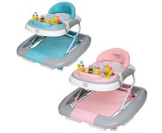 ib style® 3 in 1 Girello per bambini | primi passi | con funzione swing | Luce & Melodia | EN1273:2005 | Menta