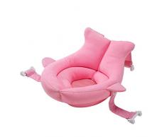 Eayoly Cuscino da Bagno da Bambino, Sedile per Vasca da Bagno per, Cuscino da Bagnetto per, Tappetino per Il Bagnetto Neonato, Pieghevole Cuscino per Vasca da Bagno per Bambini 0-12 Mesi