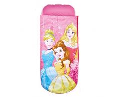 Worlds Apart (WAP) Disney Princess 2 in 1 Lettino Gonfiabile e Sacco a Pelo, Poliestere, Multicolore, 150x62x20 cm