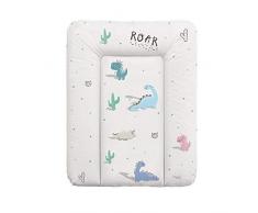 Materassino per fasciatoio, 50 x 70 cm, lavabile, per bambini, in PVC, certificato Öko-Tex (Dino)
