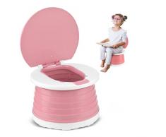 Vasino Per Bambini Vasino Portatile Per Bambini Da Viaggio Vasino Per Bambini WC Portatile Vasino Pieghevole Da Viaggio Toilette Pieghevole Bambini Per Campeggio Indoor Outdoor-15pcs Sacchetti Vasino