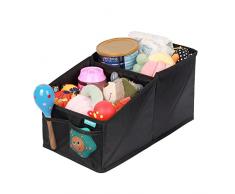 APRAMO Scatola Organizer Pieghevole Anti-scivolo con Portabicchieri Multitasche per Sedile Posteriore dellauto Giocattolo da Viaggio per Bambini