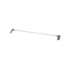 Hauck Estensione 7 cm, Compatibile con Cancelletto di Sicurezza Squeeze Handle, Trigger Lock e Deluxe Wood and Metal, Fissaggio a Pressione, Senza Fori, UnEstensione per Lato, Grigio Bianco