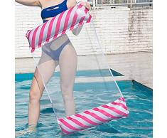 Amaca Gonfiabile,Materassino mare,Lettino Galleggiante,Materassino gonfiabile,Amaca Gonfiabile Piscina per Giochi Estivi Piscina e Beach Party per Adulti e Bambini.