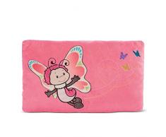 NICI Cuscino con Farfallina – Soffice Guanciale a Tema Farfalla per Bambine, Bambini e Neonati – Cuscini Rettangolari in Peluche, 43 x 25 cm