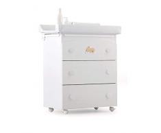 Azzurra Design Bagnetto Fasciatoio WEB Bianco