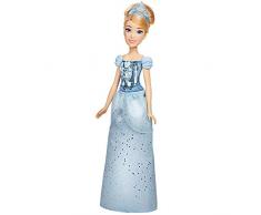 Disney Princess Royal Shimmer - Bambola di Cenerentola, Bambola con Gonna e Accessori Moda, Giocattolo per Bambini dai 3 Anni in Su