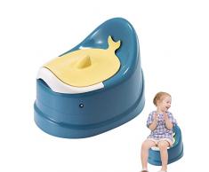 1/2Pezzi Vasino - wc per bambini | Vasino per Bimbi Portatile da Viaggio Comodo,con Seduta Ergonomica,Mini Vasetto Per Educazione alla Toilette, Design A Fondo Ovale Stabile E Sicuro