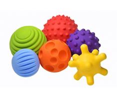 FANCY Giochi educativi per neonati 6 palle sensoriale per neonati