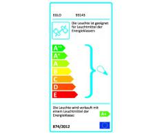 EGLO - Lampadario 4 spot LED per cameretta bambini GU10 35 W, lampadine incluse, 64.5 x 10 cm, colore: Multicolore